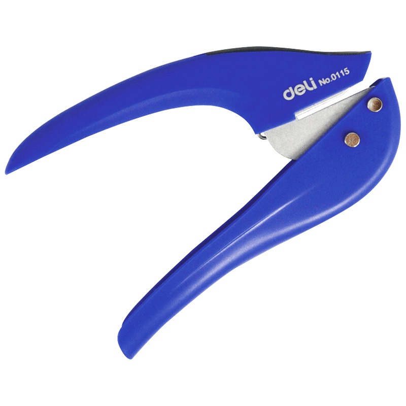 得力(deli)0115手握式单孔打孔机 2个 打孔器 打洞机 打洞器 迷你文件打孔器 小型打孔机 装订机 装订用品