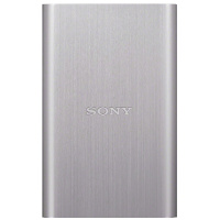 索尼(SONY) HD-E1 移动硬盘(银色）高速USB3.0 经典系列 sony 移动硬盘 1tb 金属机身