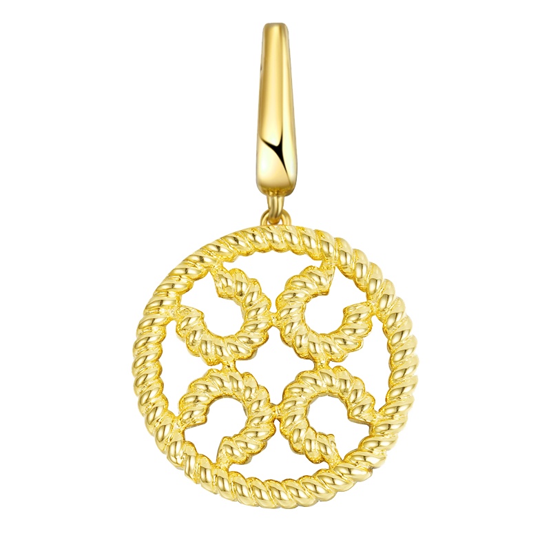 澳洲orange cube 幸运马蹄系列 女士挂坠银挂件精致镂空花丝 晚秋潮流百搭款金色首饰送女友系列