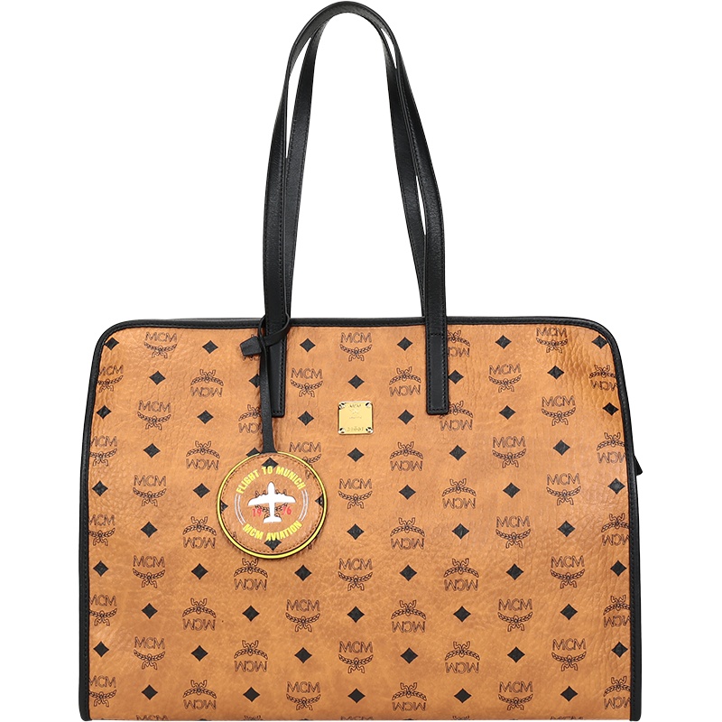 MCM 女士涂层帆布手提单肩包 MWPAAXL01