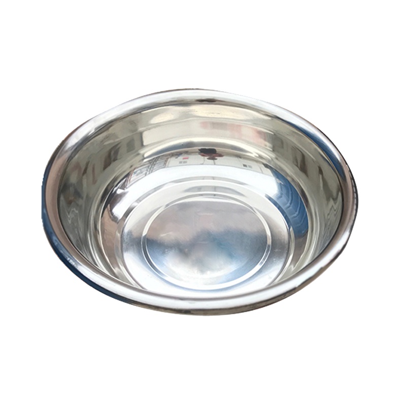不锈钢斗盆加厚洗衣盆洗菜马斗盆 大号60cm 圆形家用面盆子