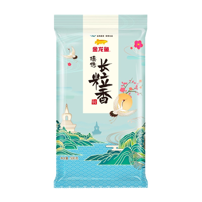 金龙鱼臻选长粒香米500g*5