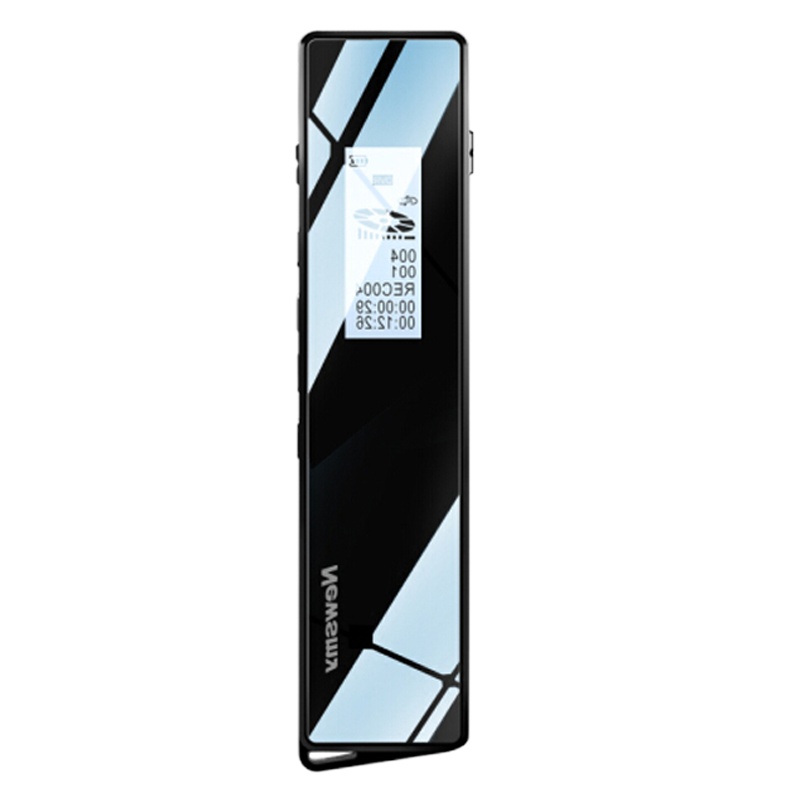 纽曼(Newmine) 录音笔16G 专业普及微型高清降噪 学习/会议采访取证适用 MP3播放器 哑黑 V03