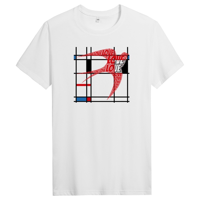 纯棉短袖t恤男潮流夏季体恤圆领男士半袖宽松男生修身 DT11081