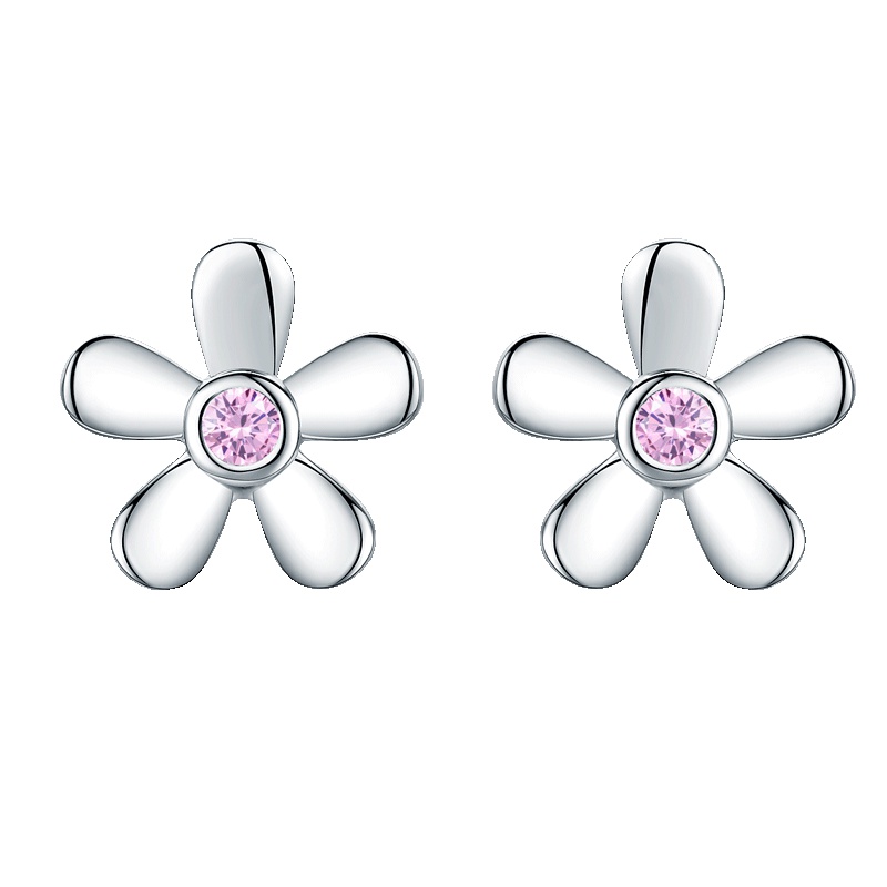 佰色传情(BRIR) S925银耳钉时尚百搭韩版精致小耳饰