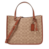 COACH TYLER 购物袋 C挂坠 老花拼皮 C3889