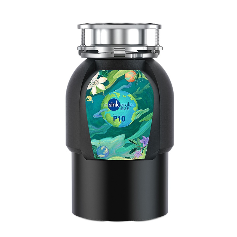 爱适易(in sink erator)P10 家用厨房食物垃圾处理器 水槽厨余粉碎机 原装进口