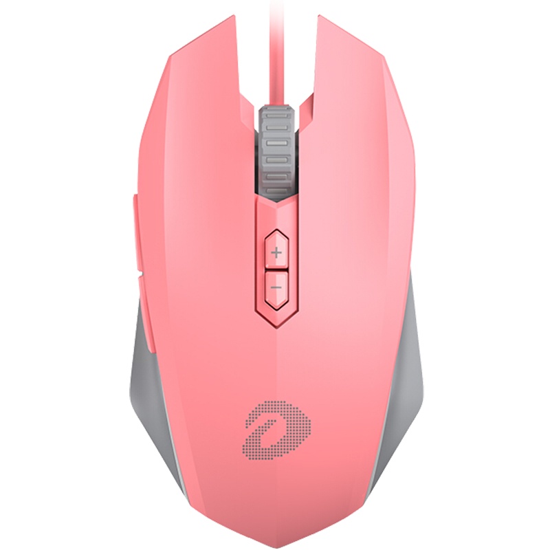 达尔优(dare-u)EM915女王版游戏鼠标电竞鼠标笔记本电脑鼠标小手专用有线光电鼠标USB接口 粉色6000dpi