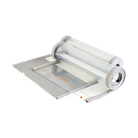 纤依美 冬季磁性pvc门帘 1*1m 40cm宽灰色边框 磁铁自吸软门帘 含配件(计价单位:个)透明