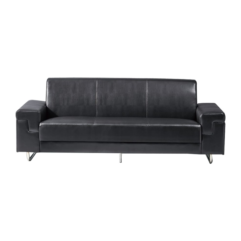 科朔 沙发 办公接待沙发商务沙发 牛皮三人位 XTD8183N