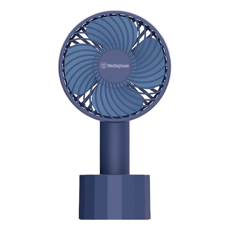 美国西屋XWSC66电风扇 迷你小风扇便携usb轻音学生可充电 迷你办公桌面电扇 蓝色