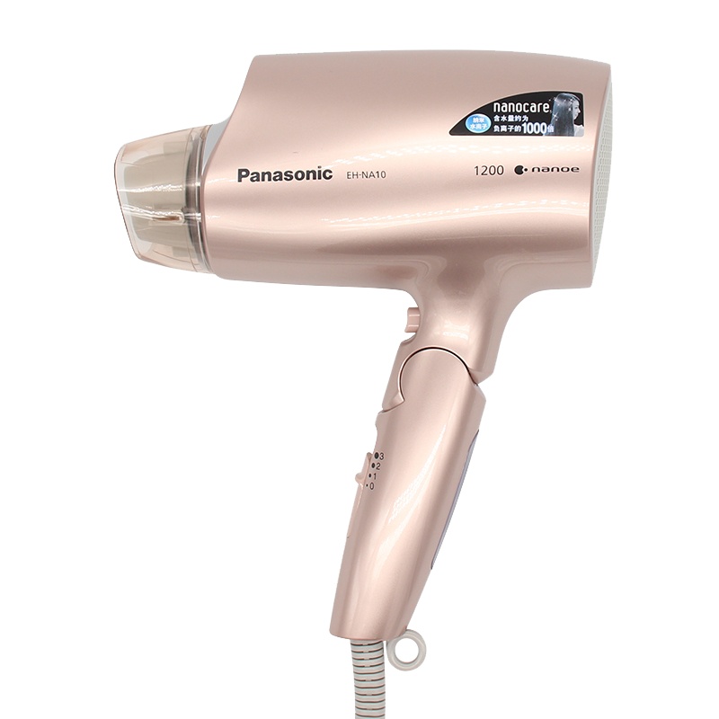 松下(Panasonic)EH-NA10电吹风 家用恒温纳米水离子吹风机 玫瑰金
