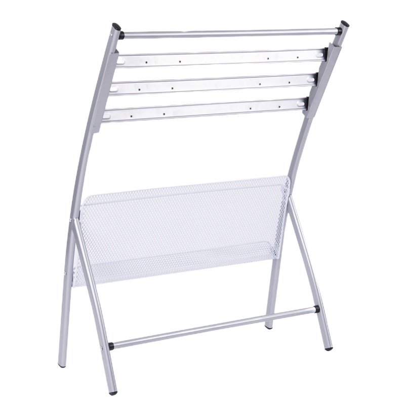 得力deli报刊架报纸夹报夹报刊杂志展示架报纸架夹报纸的书报展架 简约时尚 实用大方9301