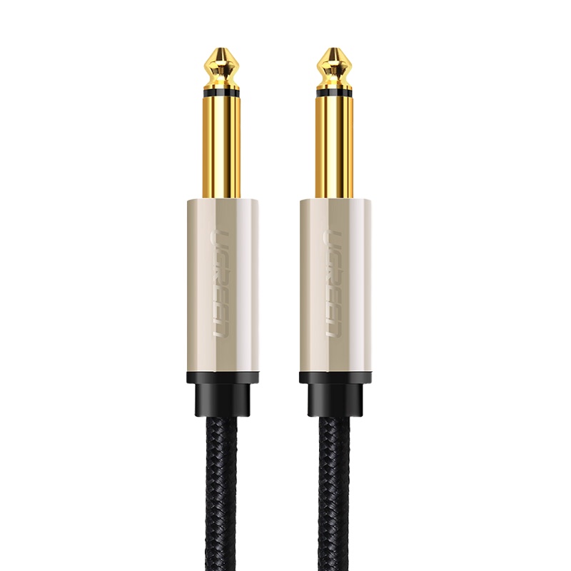 6.5mm音频线大二芯公对公连接线对录线 转接线 10米 AV128