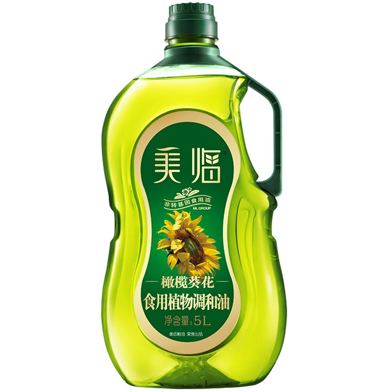 [中华特色]河北供销馆 美临 橄榄核桃食用植物调和油5L 食用油植物油 非转基因 烹饪炒菜凉拌油 河北邯郸特产