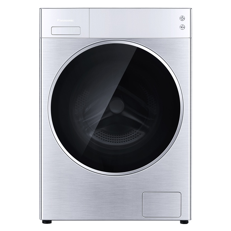 松下(Panasonic) 10公斤洗6公斤烘 全自动家用变频 洗烘一体机滚筒洗衣机(银色) XQG100-LD168