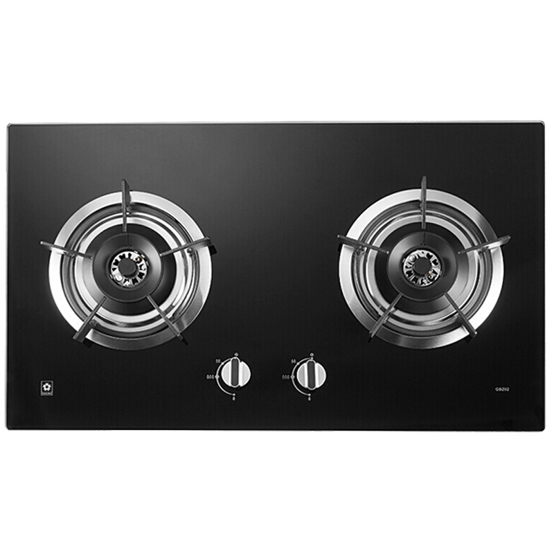 樱花(SAKURA)燃气灶GBZ02 煤气灶台灶具 4.2kW大火力 钢化玻璃燃气灶 液化气