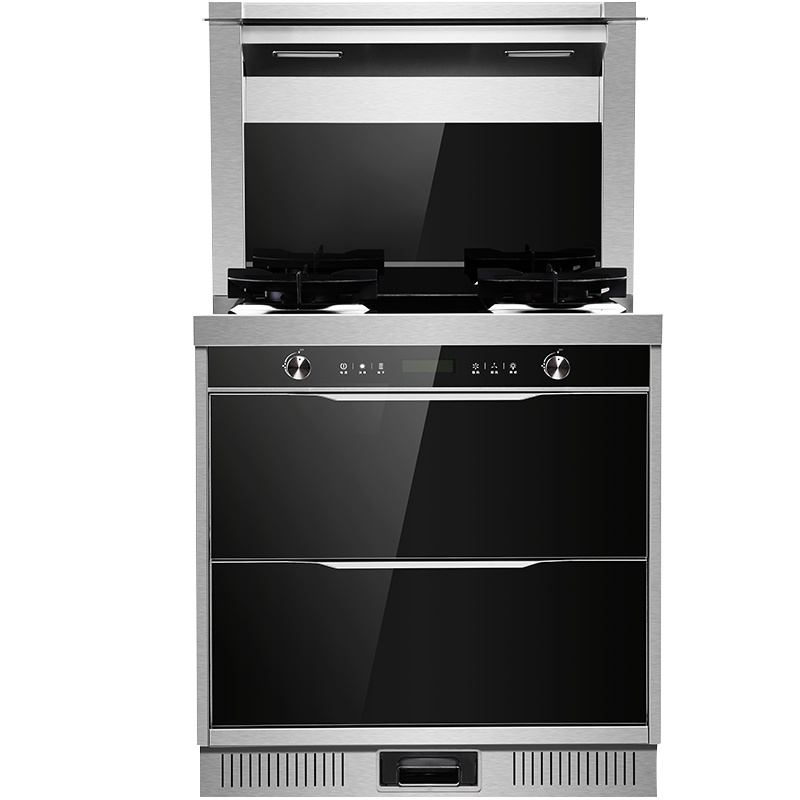 亿田(entive)A3 侧吸下排抽油烟机燃气灶消毒柜套装家用小户型一体灶 液化气 集成灶