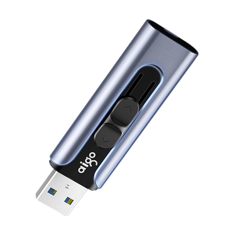 爱国者 经典商务U盘USB3.0 高速 无盖推拉式设计 U335 64G