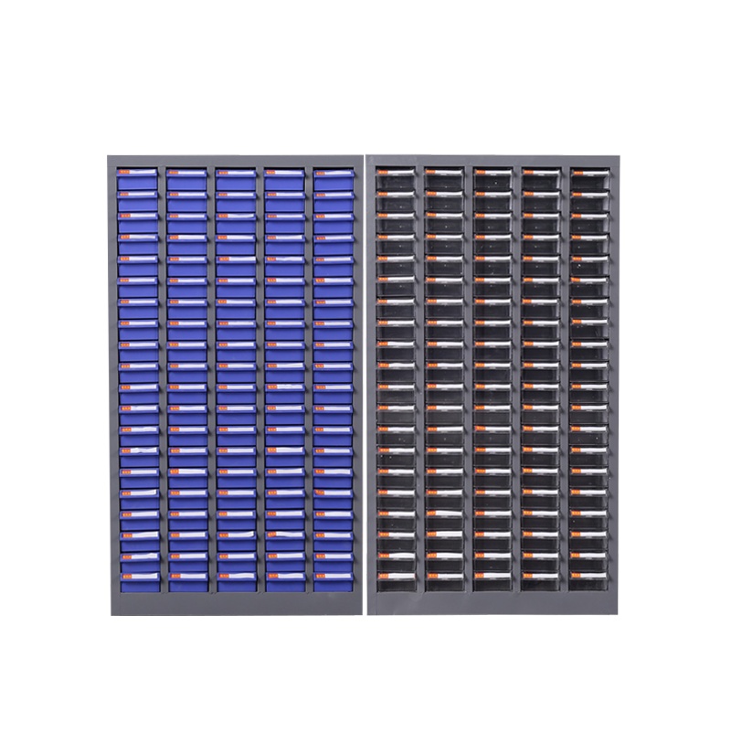 星岛铁皮零件柜抽屉式落地式收纳螺丝文件柜物料工具元件柜100抽无门零件柜