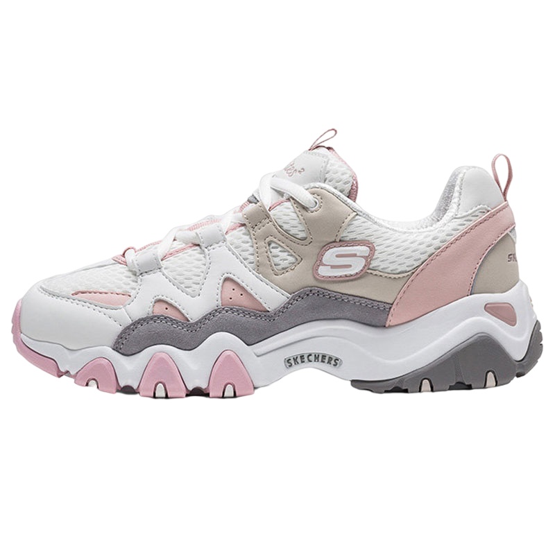 Skechers斯凯奇女鞋休闲鞋厚底板鞋熊猫鞋子99999693