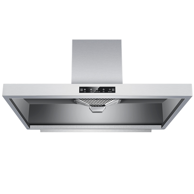 有情 商用油烟机25m³大吸力餐饮食堂一级能效自动清洗智能触碰饭店农村柴火灶土灶大功率单电机不锈钢款YX-120T