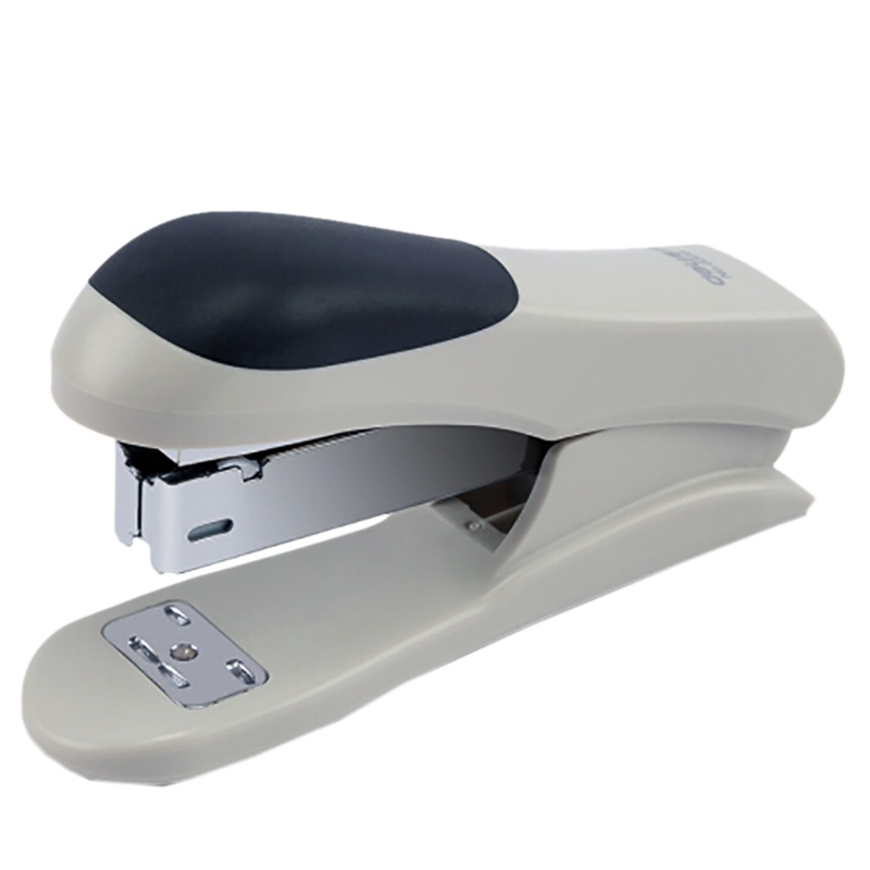 得力0305 12#轻巧便携订书机 25页办公桌面订书器 办公用品 白色
