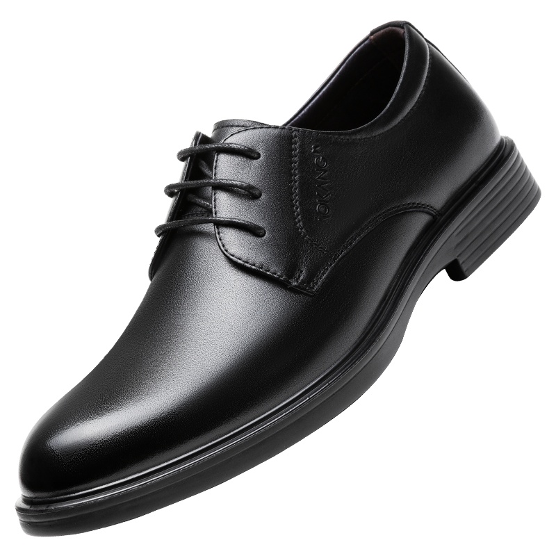 奥康男鞋男士商务正装皮鞋男英伦低帮系带皮鞋男单鞋