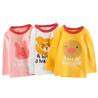 品牌童装2020秋季新款 女童长袖t恤韩版儿童宝宝衣服ins元氣小猴STRONG MONKEY