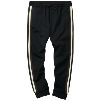 千纸鹤潮流针织九分裤青年男士弹力休闲运动松紧腰束脚裤男90365