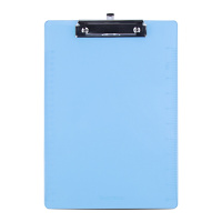 广博A4板夹2个 学生写字垫板书写板夹带刻度 文件夹板塑料透明夹板菜单夹 会议资料夹子 颜色随机