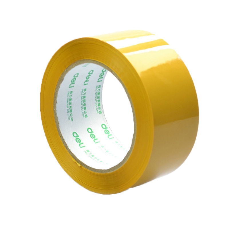 得力30239米黄色封箱带 (4.8*100y)米黄色封箱胶带 粘胶带