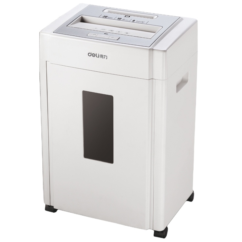 得力 碎纸机 办公大功率碎纸机 四级保密规格 9904 (白)