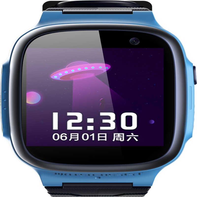 360儿童电话手表9XPro移动联通电信4G全网通智能语音问答定位支付防水视频通话拍照手表男女孩专属应用市场 尼罗蓝