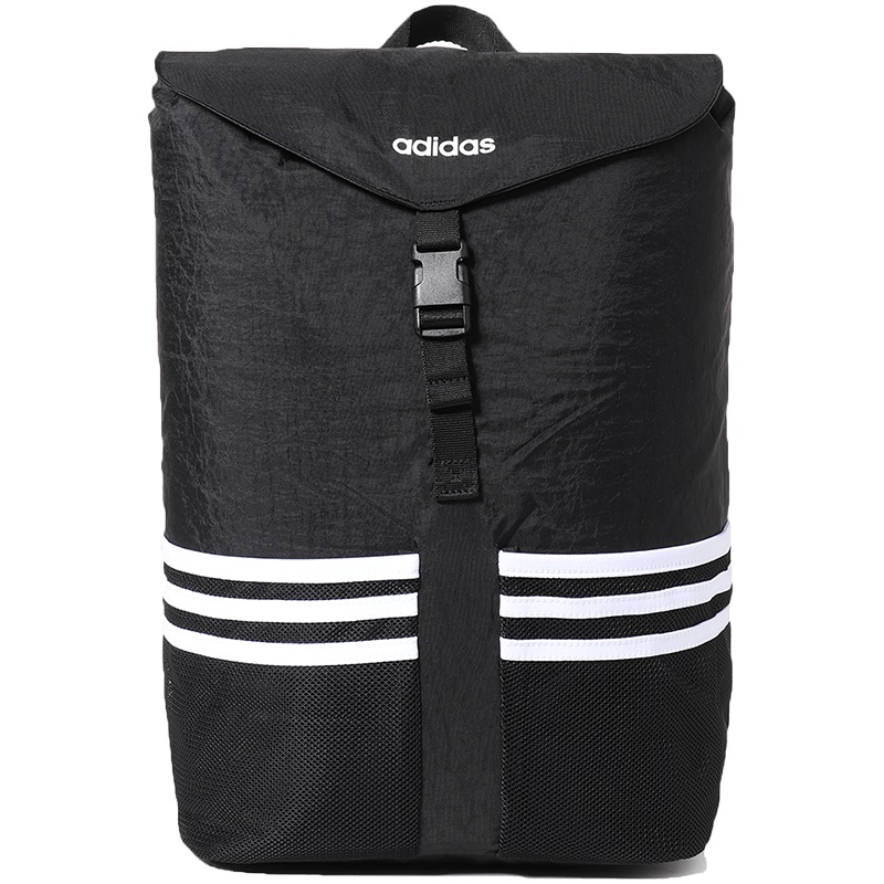 adidas阿迪达斯NEO男包运动休闲包双肩包学生背包DM6165 DM6165黑+白