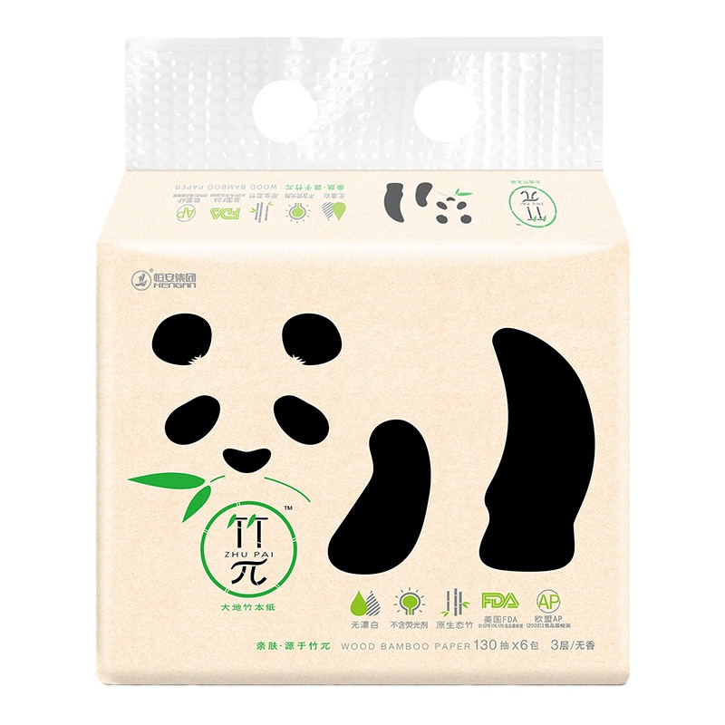 心相印 竹π抽纸ZDT1130 6包/提 12提/件