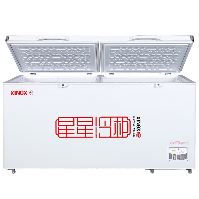 星星(Xingx)BD/BC-628GE冰柜601升冷柜 厨房商用保鲜设备卧式大容量 冷藏冷冻转换单温冰柜一级能耗