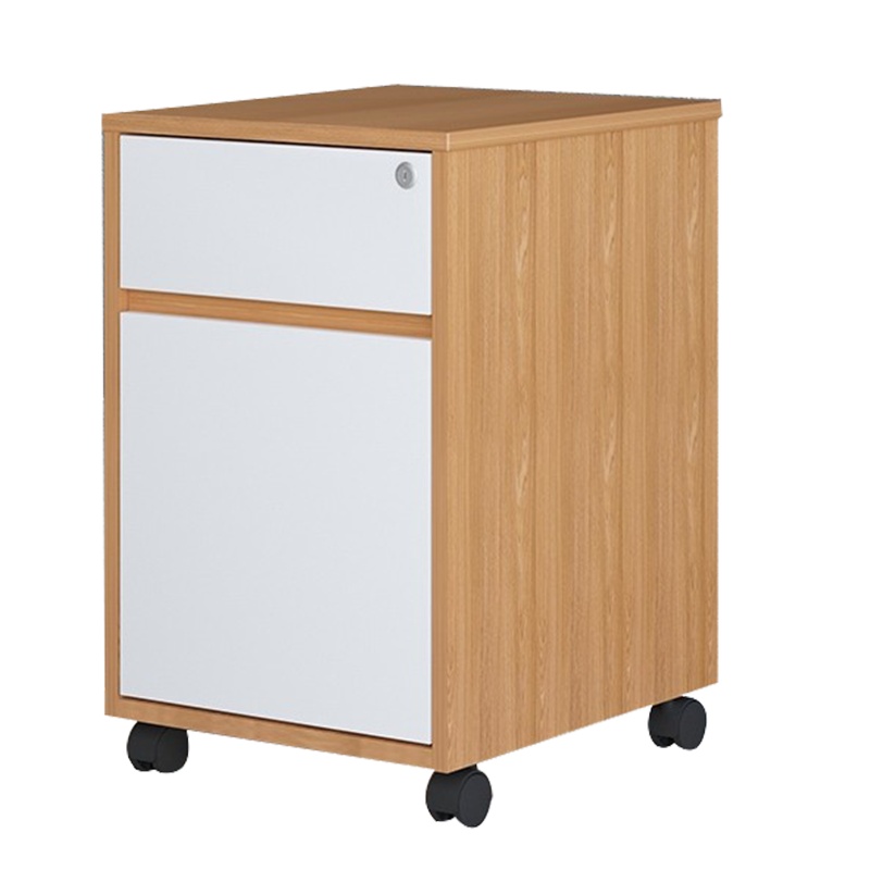 鑫金虎 办公家具办公文件活动柜资料档案矮员工储物柜三层抽屉带锁