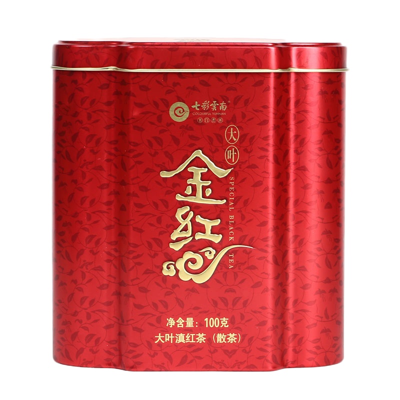 七彩云南 云南滇红茶茶叶散装 庆沣祥大叶金红100克