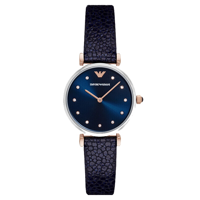 阿玛尼（ARMANI）手表 商务休闲时尚潮流镶钻女士腕表