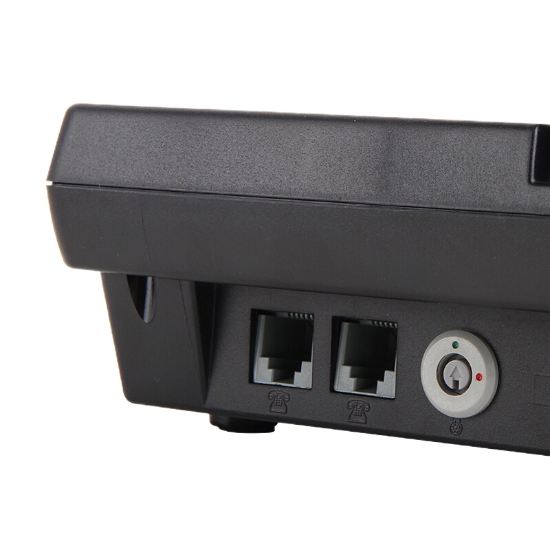 得力 785电话机 来电显示办公家用电话机（黑色）