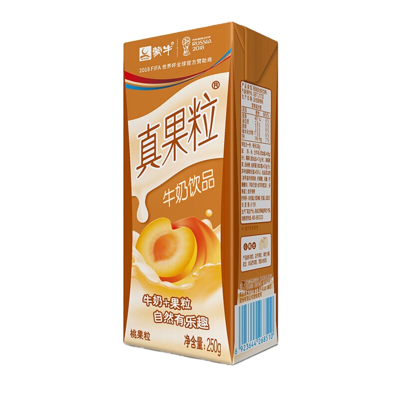 蒙牛 真果粒牛奶 250g*12盒(芒果味)