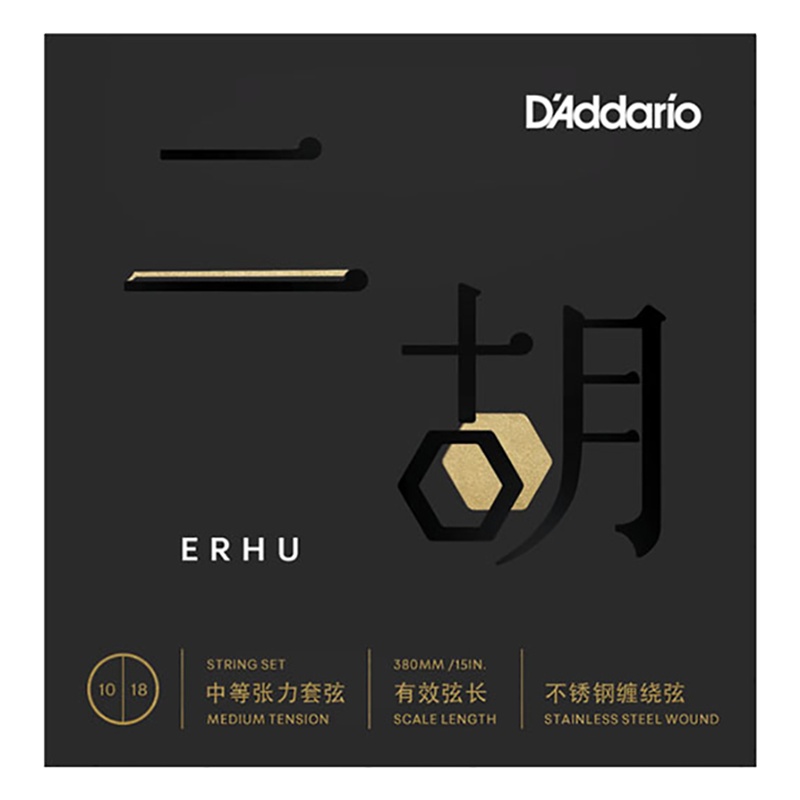 达达里奥(D'Addario)ERHU01 二胡琴弦 套弦 专业演奏二胡弦 美产正品