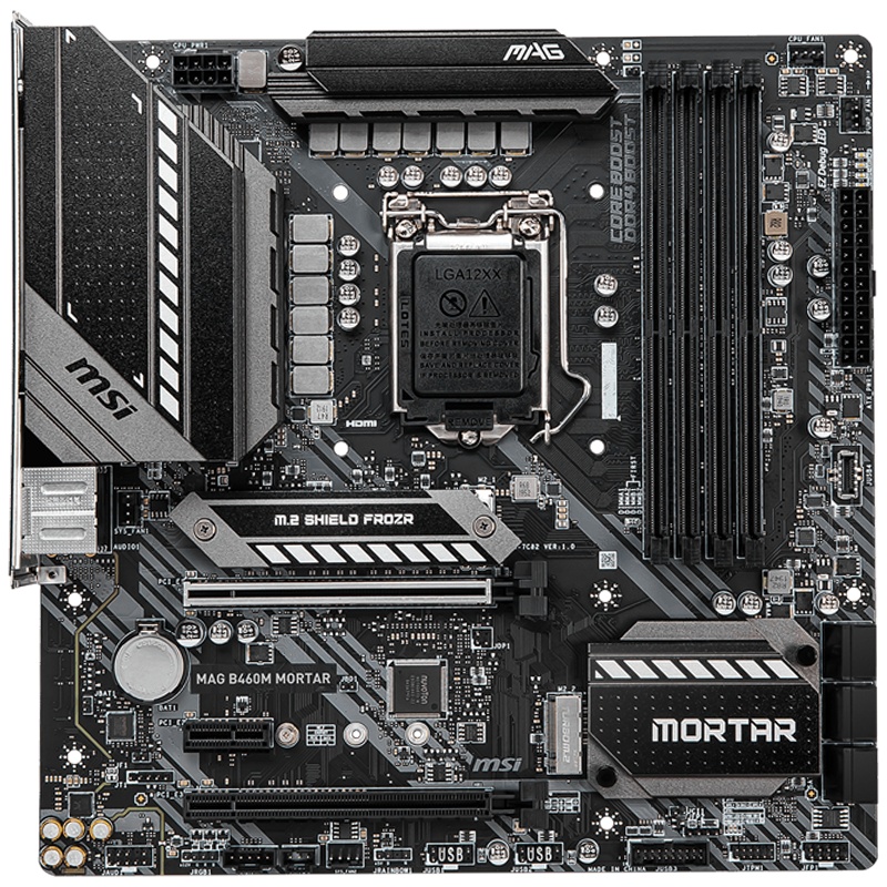 微星MSI B460M MORTAR +i5 10400F板U套装