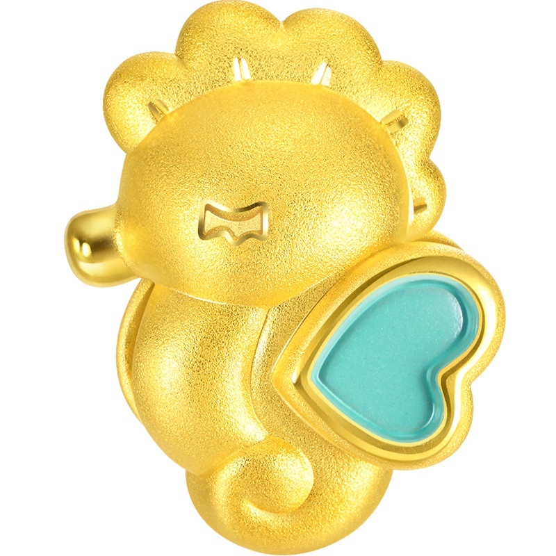 周生生(CHOW SANG SANG)黄金足金Charme串珠系列海马转运珠91228C定价