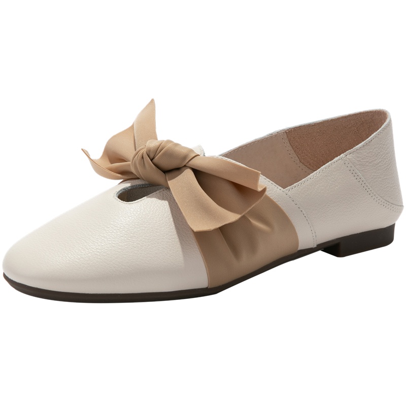 热风女士潮流时尚单鞋拼色低跟休闲平底鞋H02W9143