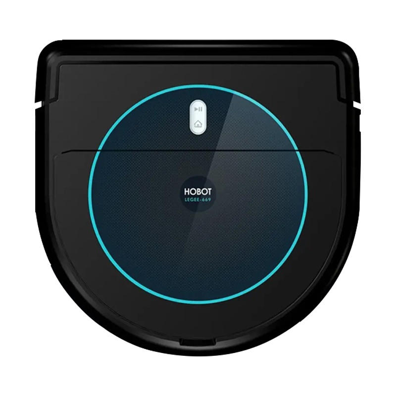 玻妞(HOBOT)扫地机器人LEGEE-669 干湿双擦 LED激光导航 自动回充 擦吸喷拖四合一 扫地机