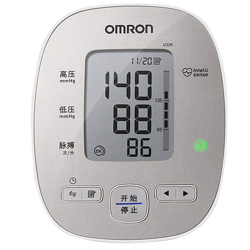 欧姆龙(OMRON)电子血压计 U32 成人家用全自动蓝牙血压测量仪 上臂式测压计