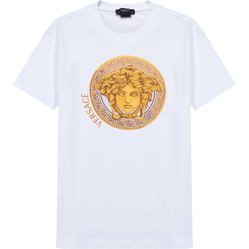 VERSACE 范思哲 男士 棉质圆领短袖T恤 A88653 A228806