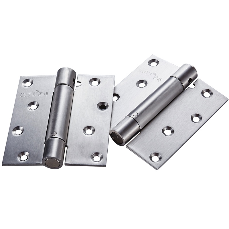 固特(GUTE) 带自动关门隐形门合叶4寸不锈钢单弹闭门合页 一副价 (2片承重25KG以内)